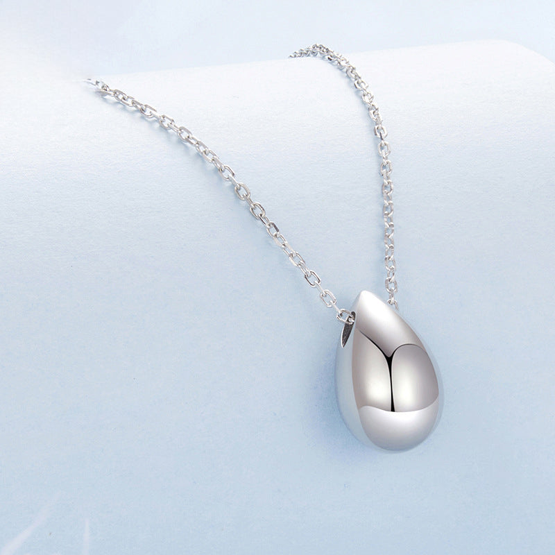 Silver Teardrop Necklace