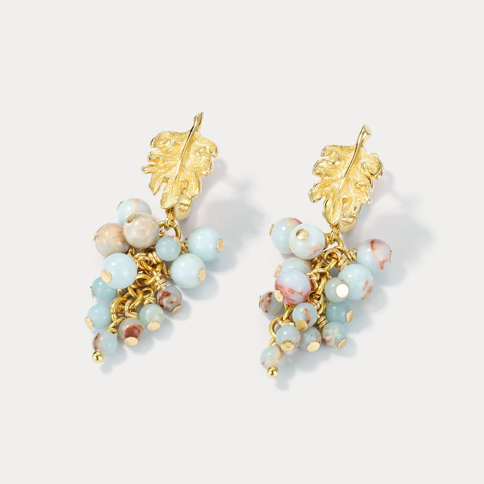 Grape Cluster Earrings