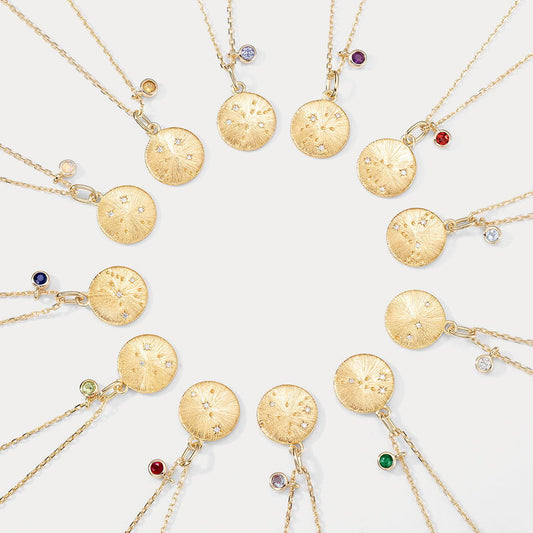 Zodiac Birthstone Necklace