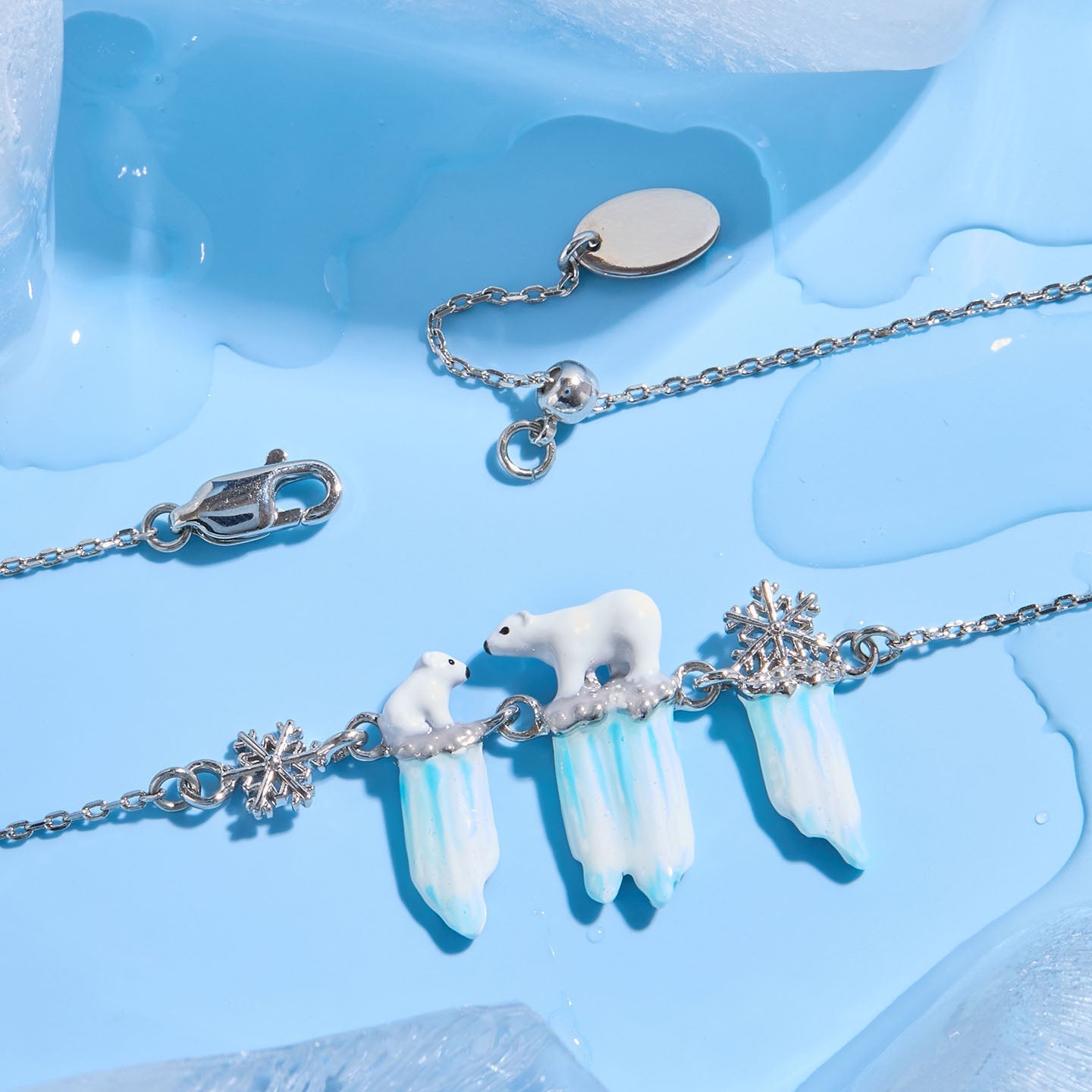 Glacier Polar Bear Necklace
