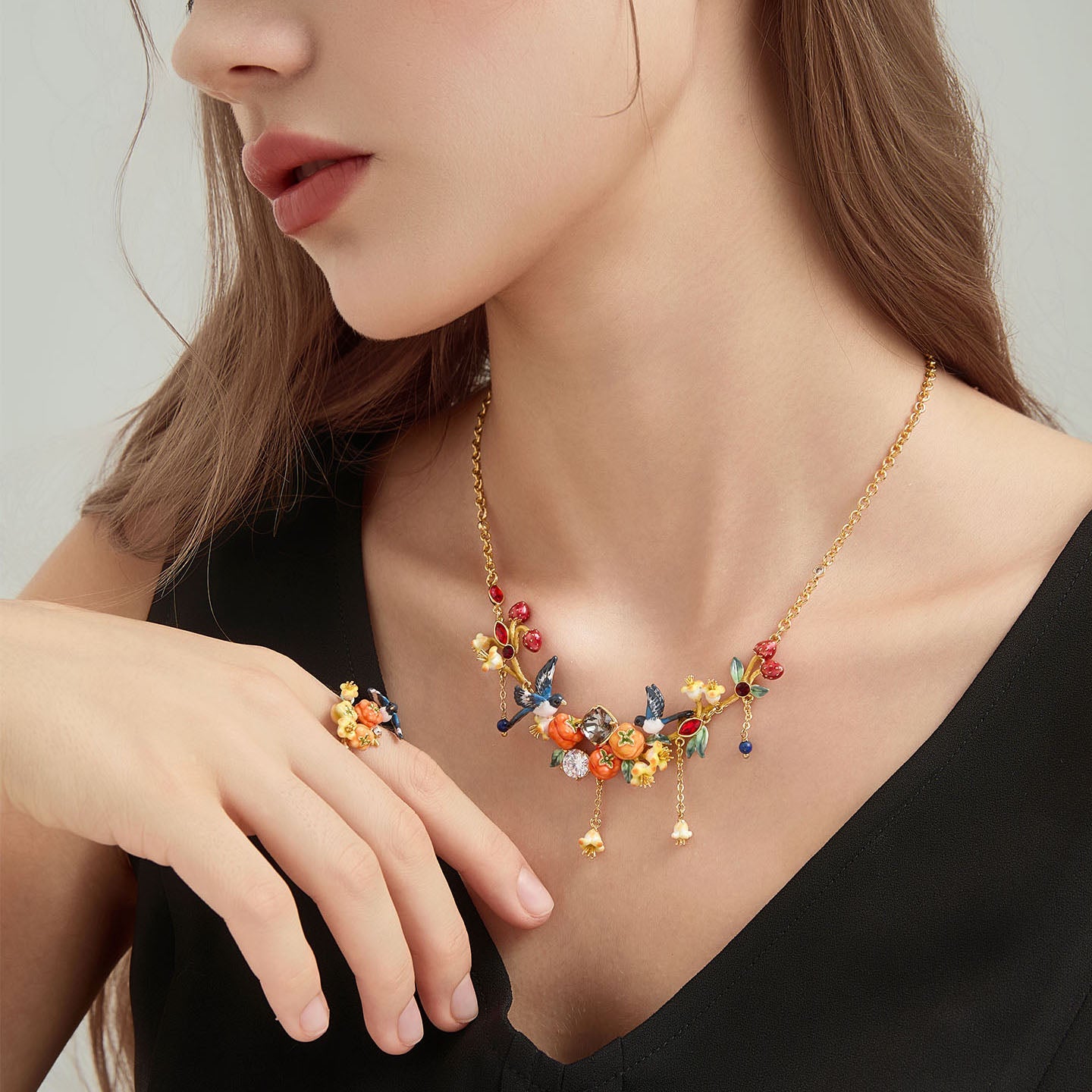 Magpie & Persimmon Necklace