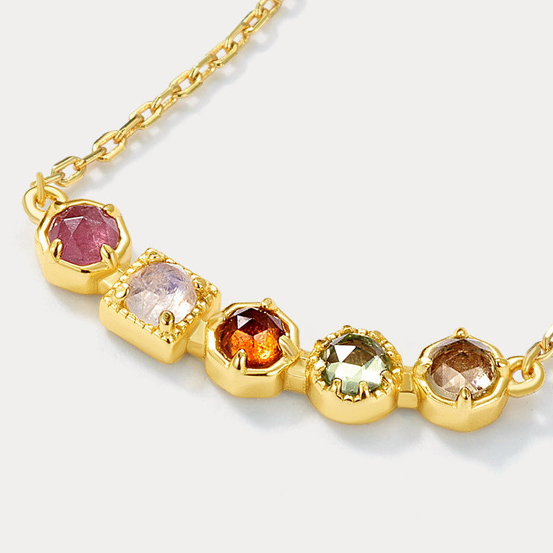 Rainbow Moonstone Necklace