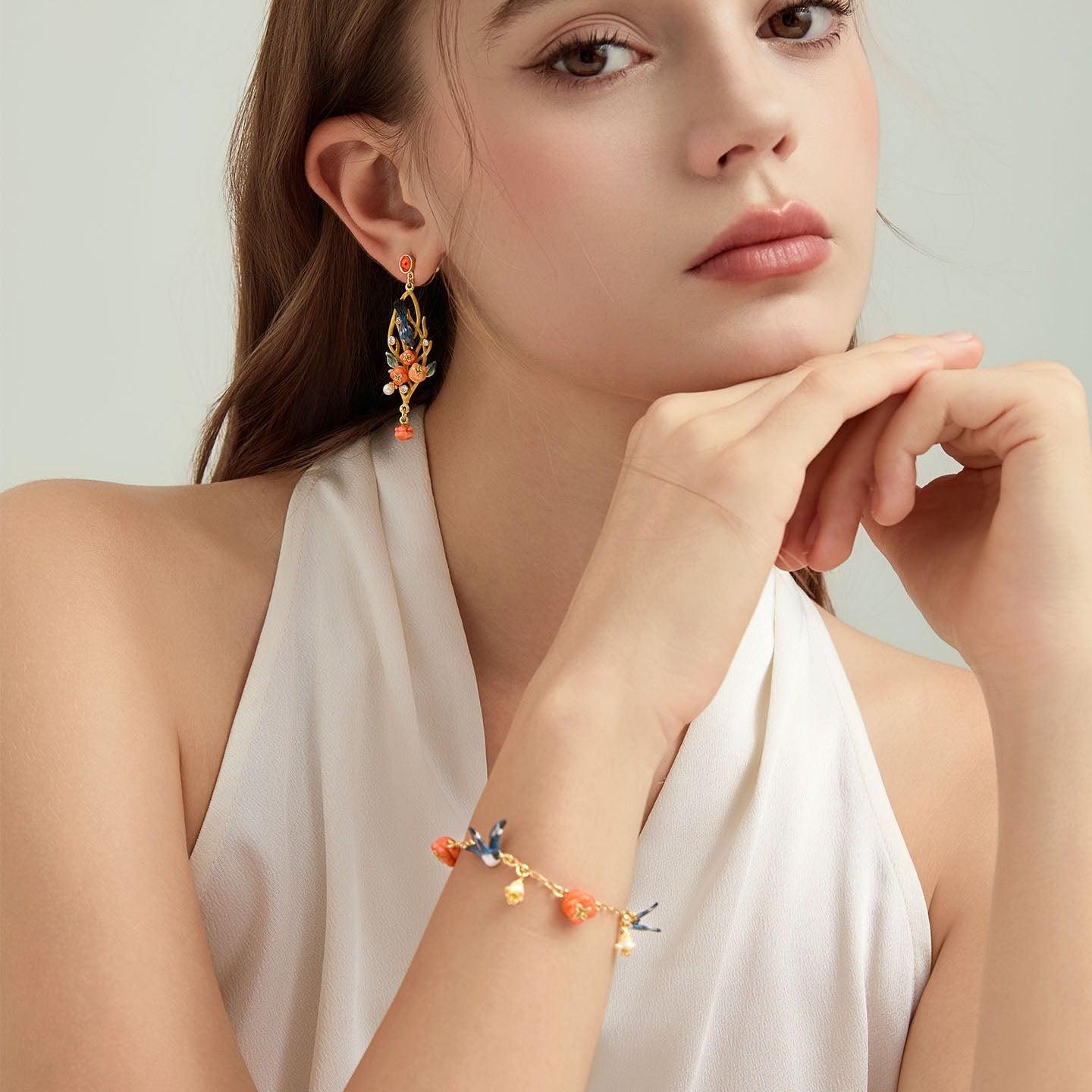 Magpie & Persimmon Branch Earrings