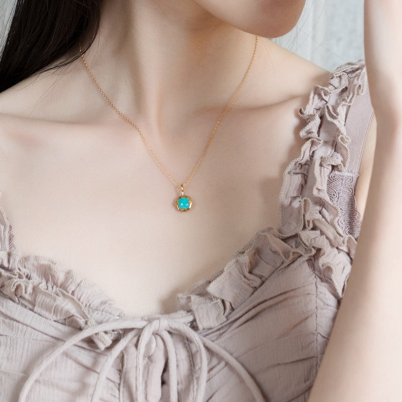 Amazonite Pendant Necklace