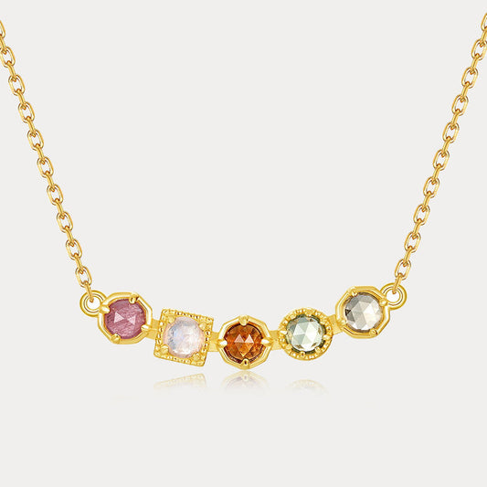 Rainbow Moonstone Necklace