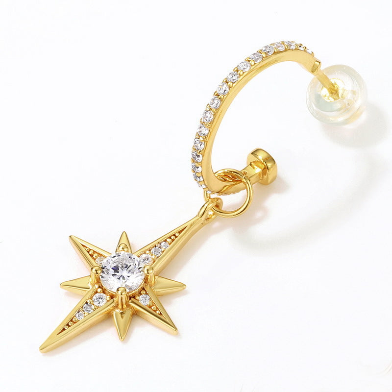 Sun and Star Earrings