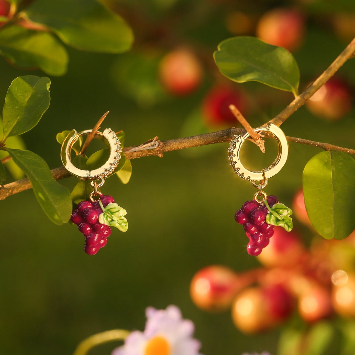 Fruit Drop Earrings