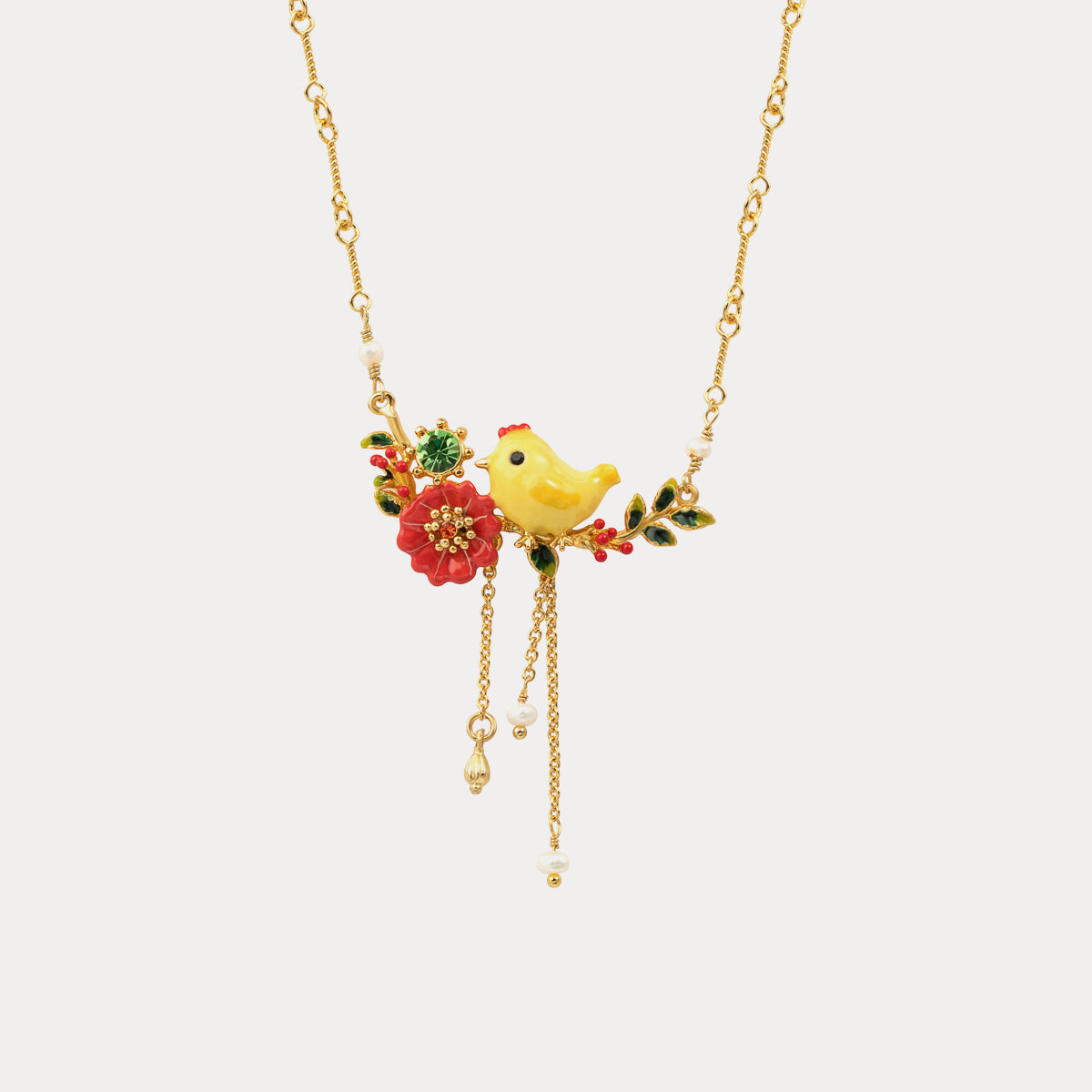 Little Chick Flower Necklace