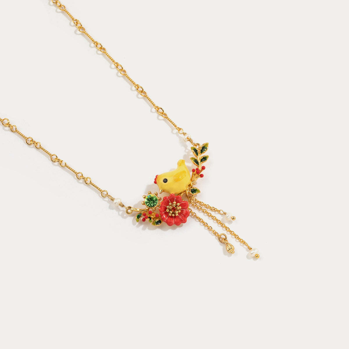 Little Chick Flower Necklace