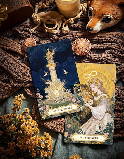 🌿Tarot Voto Floral Moonshadow — Edición Coleccionista🌸