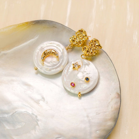 Oyster Pearl Earrings
