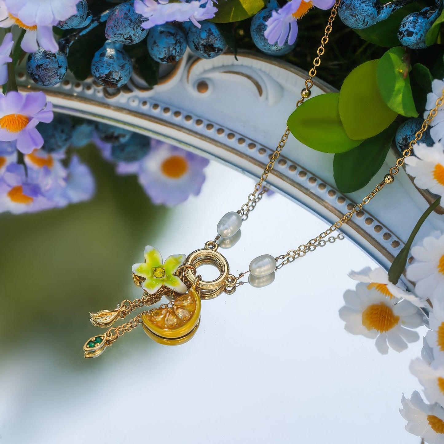 Lemon Flower Necklace