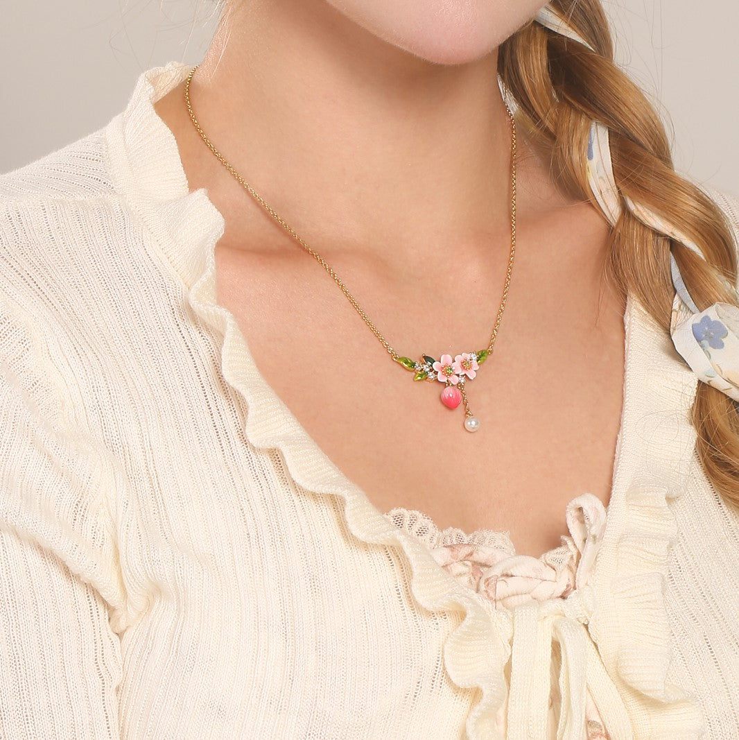 Peach Blossom Necklace