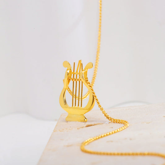 Aegean Lyre Necklace
