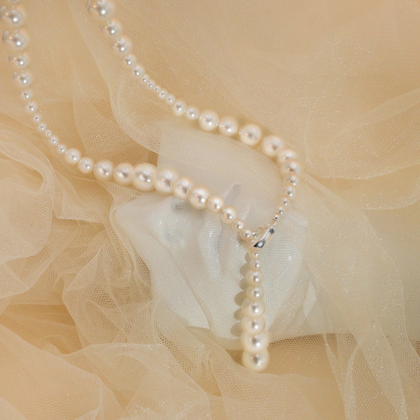 Pearl Lariat Necklace