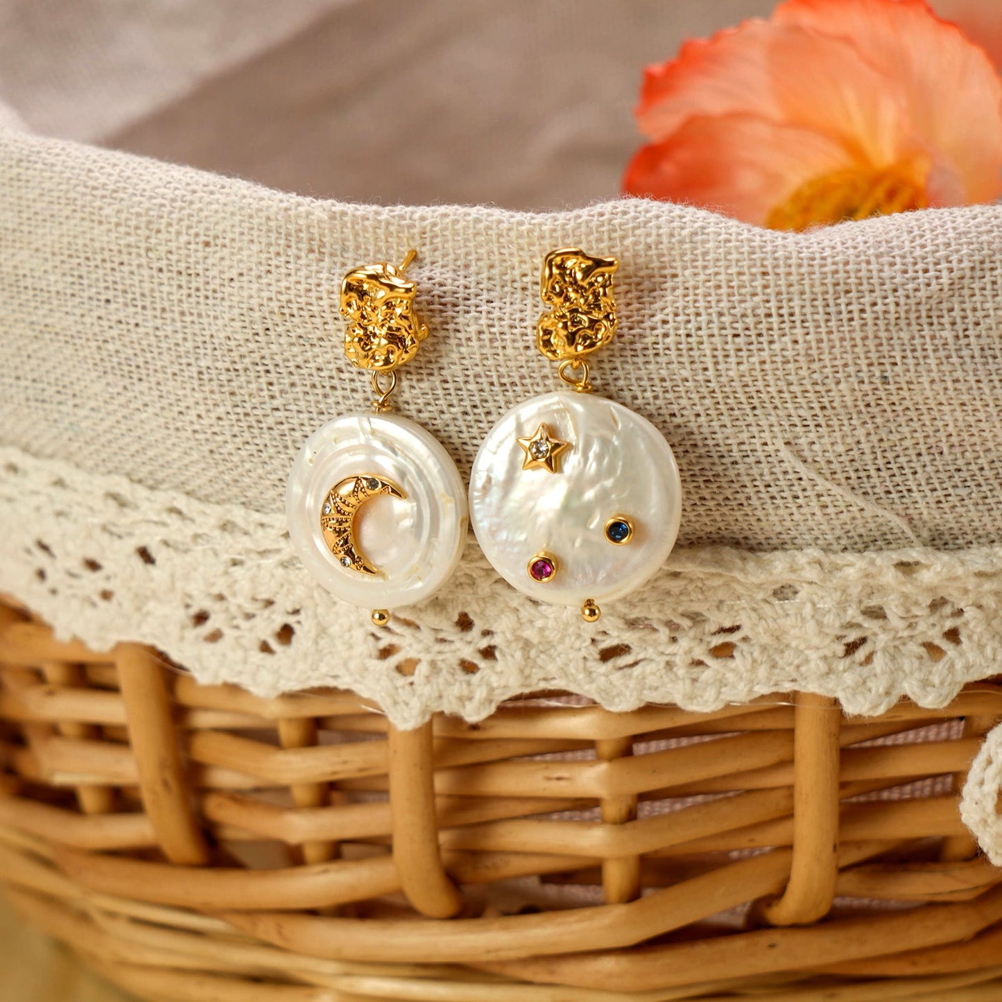 Oyster Pearl Earrings