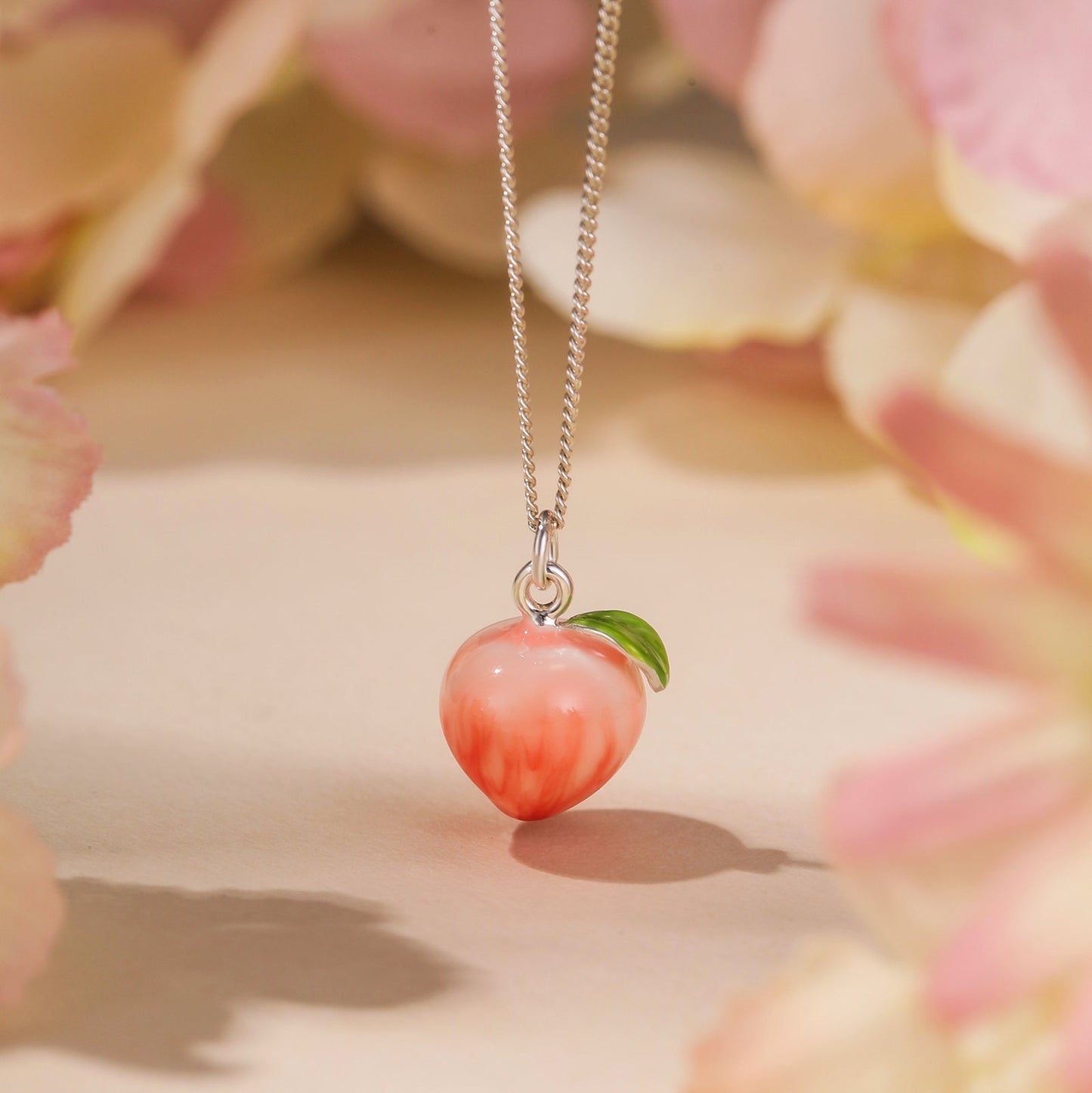 Peach Necklace