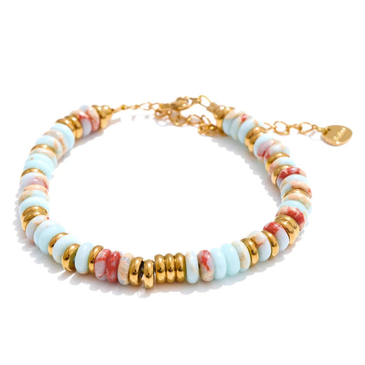 Aqua Terra – Jasper Gemstone Bracelet