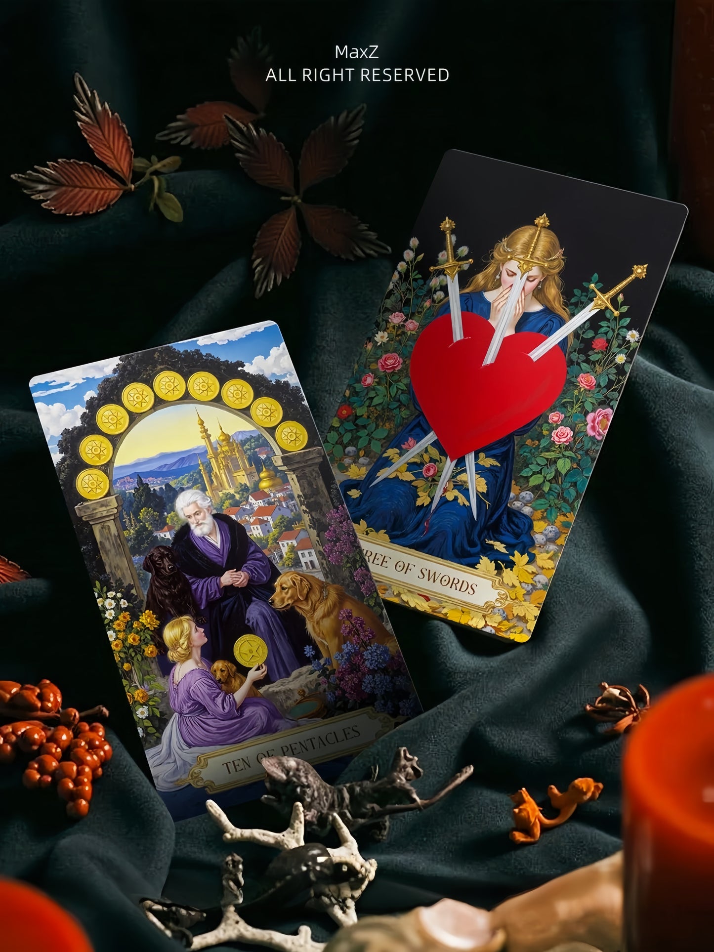 🌿Tarot de Votos Florales Moonshadow — Edición de Coleccionista🌸