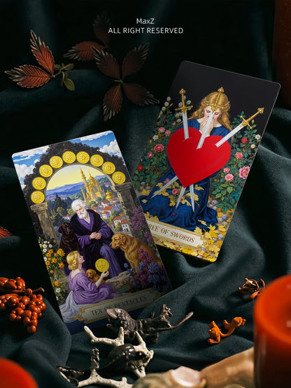 🌿Tarot de Votos Florales Moonshadow — Edición de Coleccionista🌸