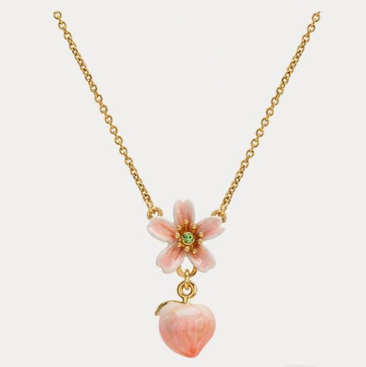 Peach Necklace