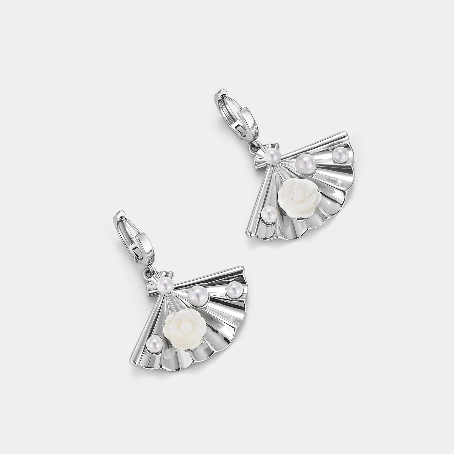 Folding Fan Earrings