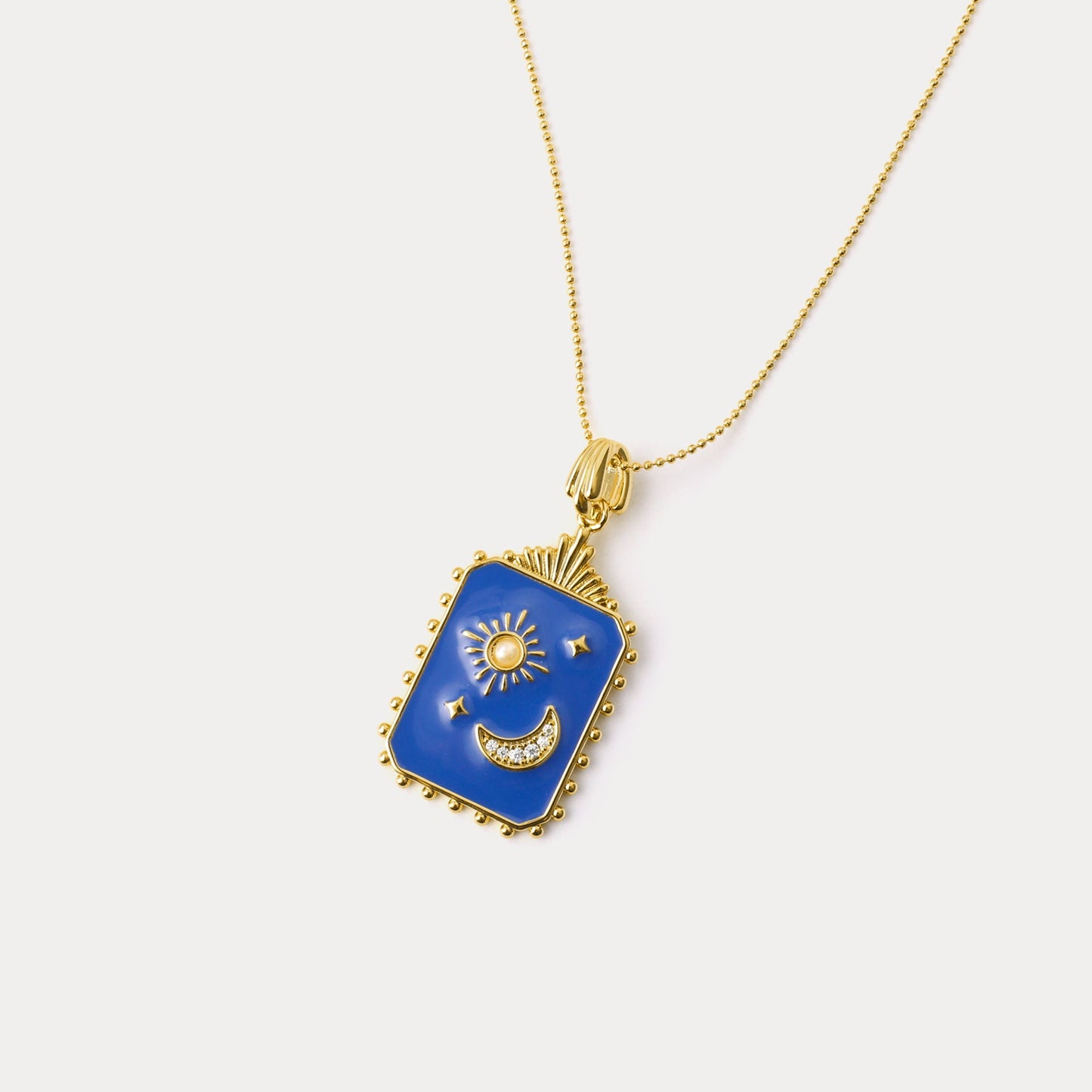 Moon & Star Celestial Necklace