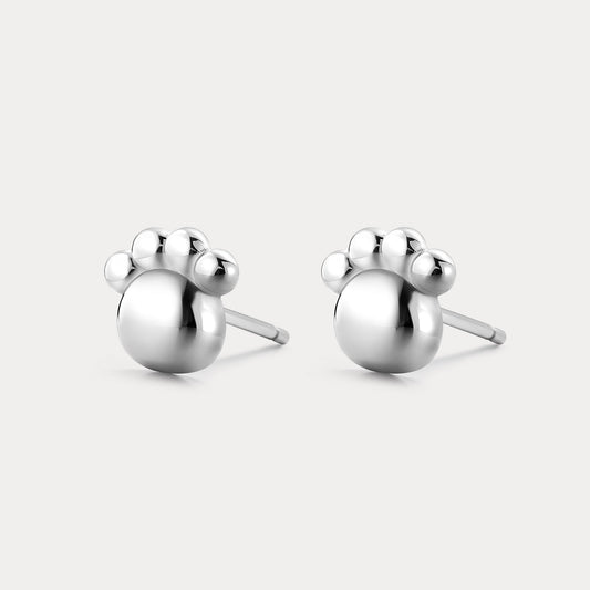 Cat Paw Stud Earrings
