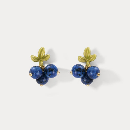 Blueberry Stud Earrings