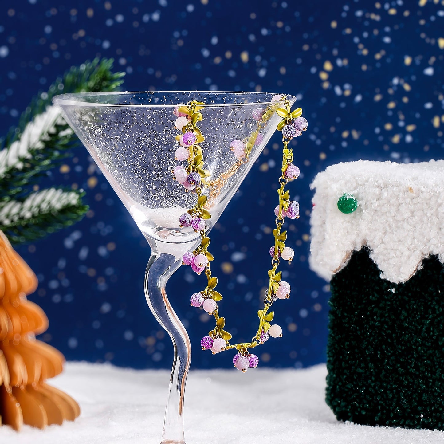 Purple Berry Necklace