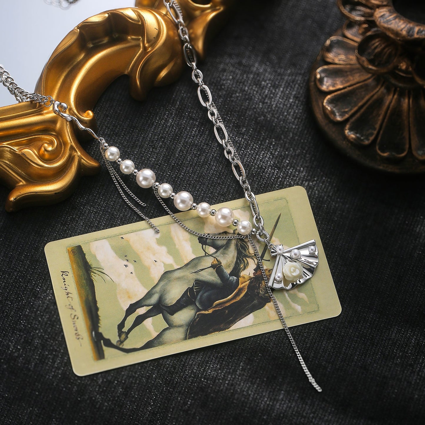 Folding Fan Necklace