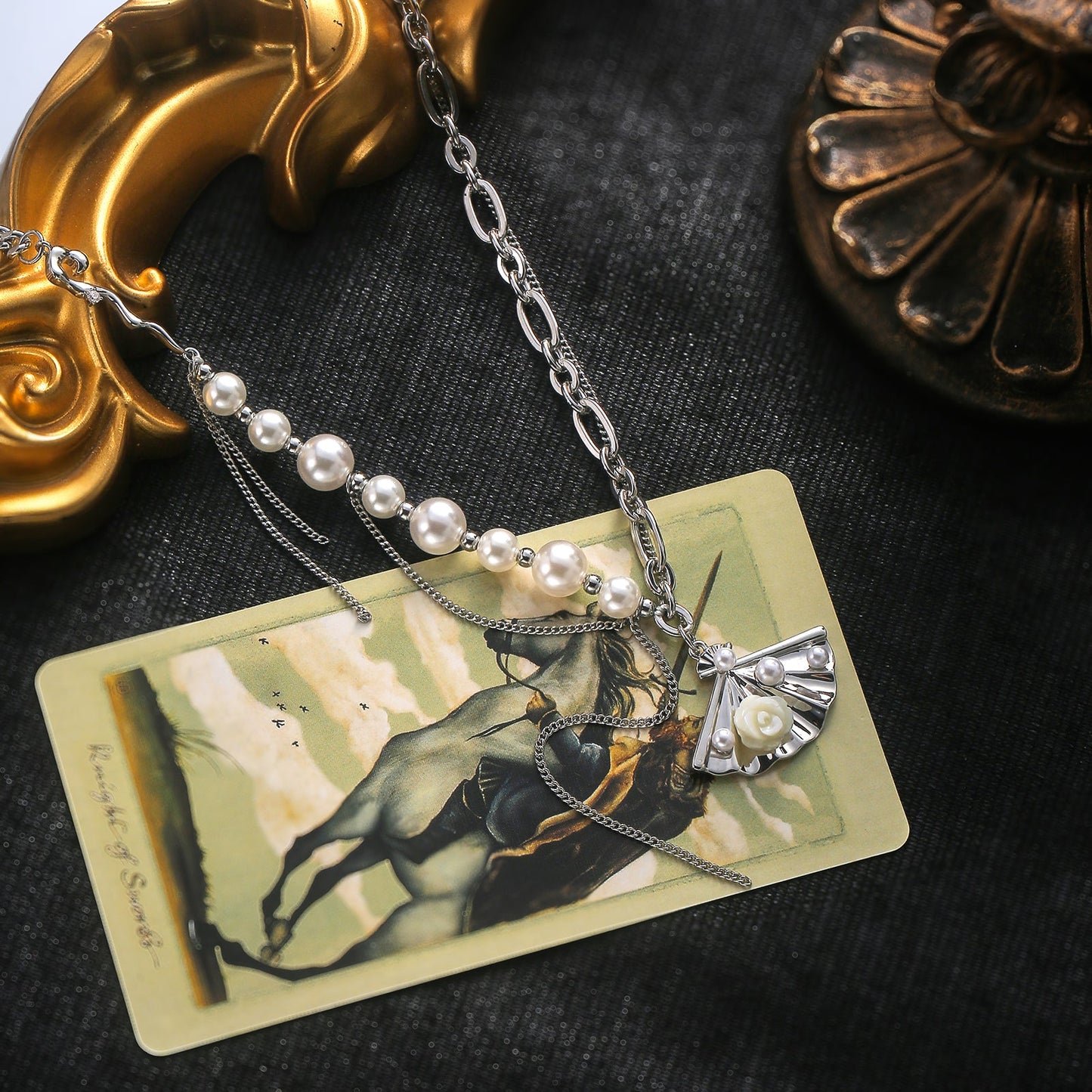 Folding Fan Necklace