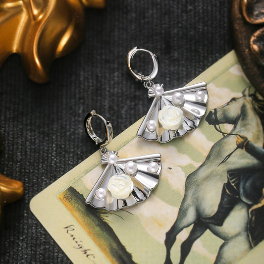 Folding Fan Earrings