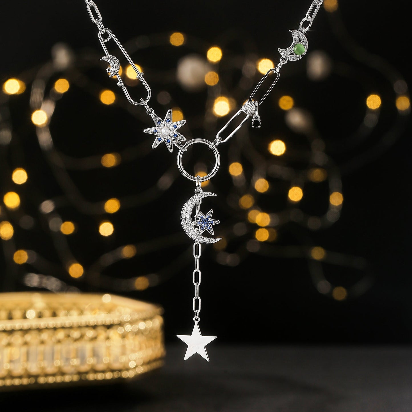Guardian of the Stars and Moon Necklace