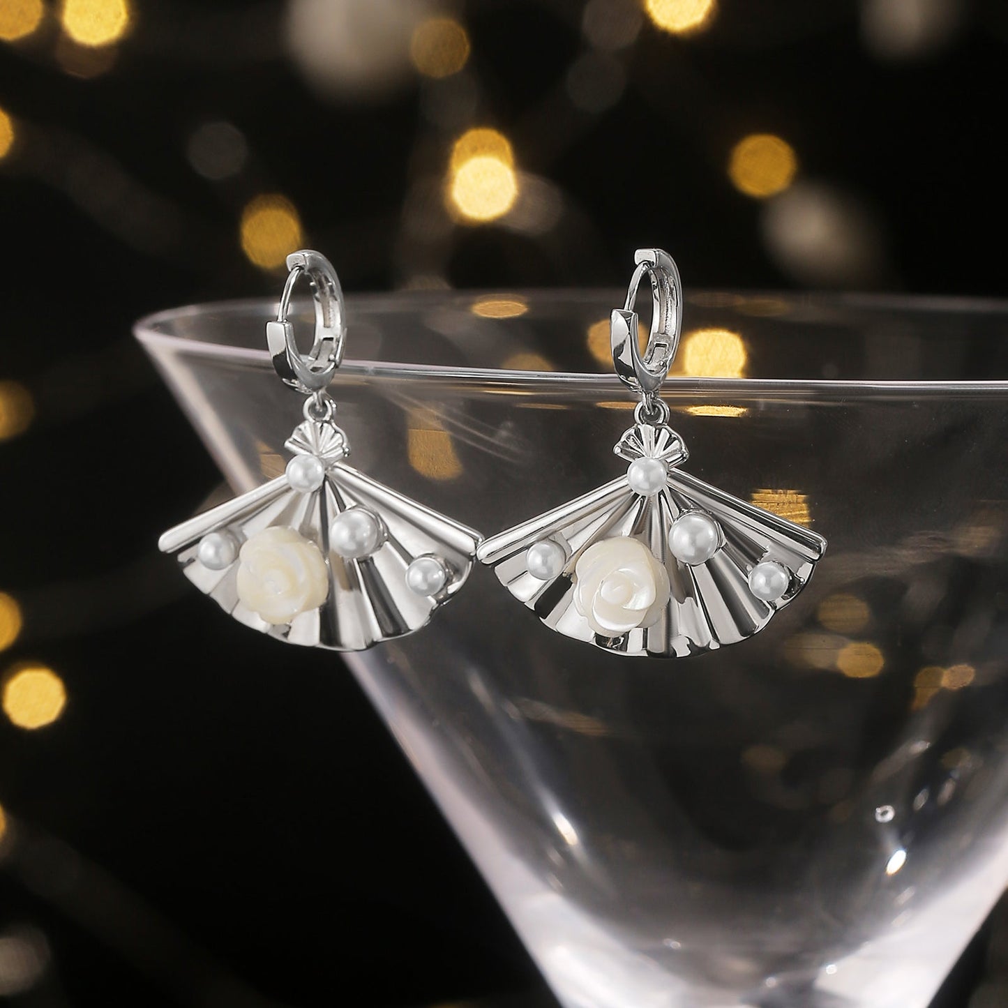 Folding Fan Earrings