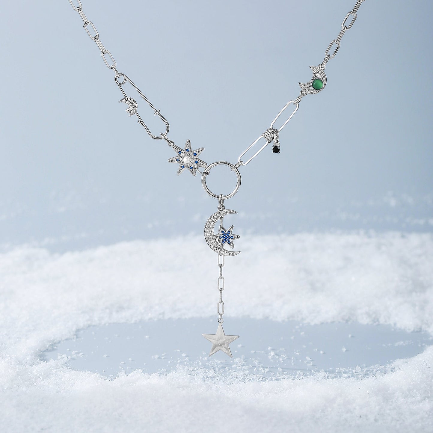 Guardian of the Stars and Moon Necklace