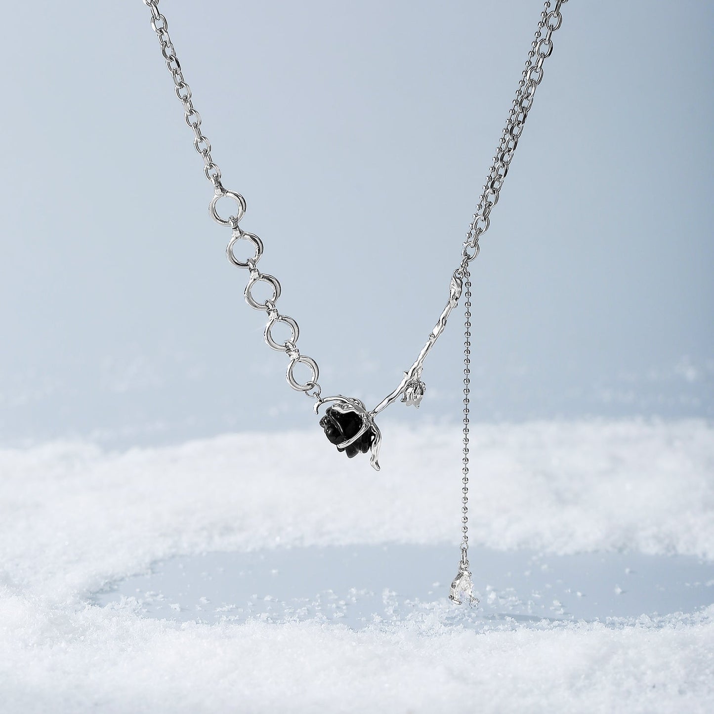 Black Rose Necklace