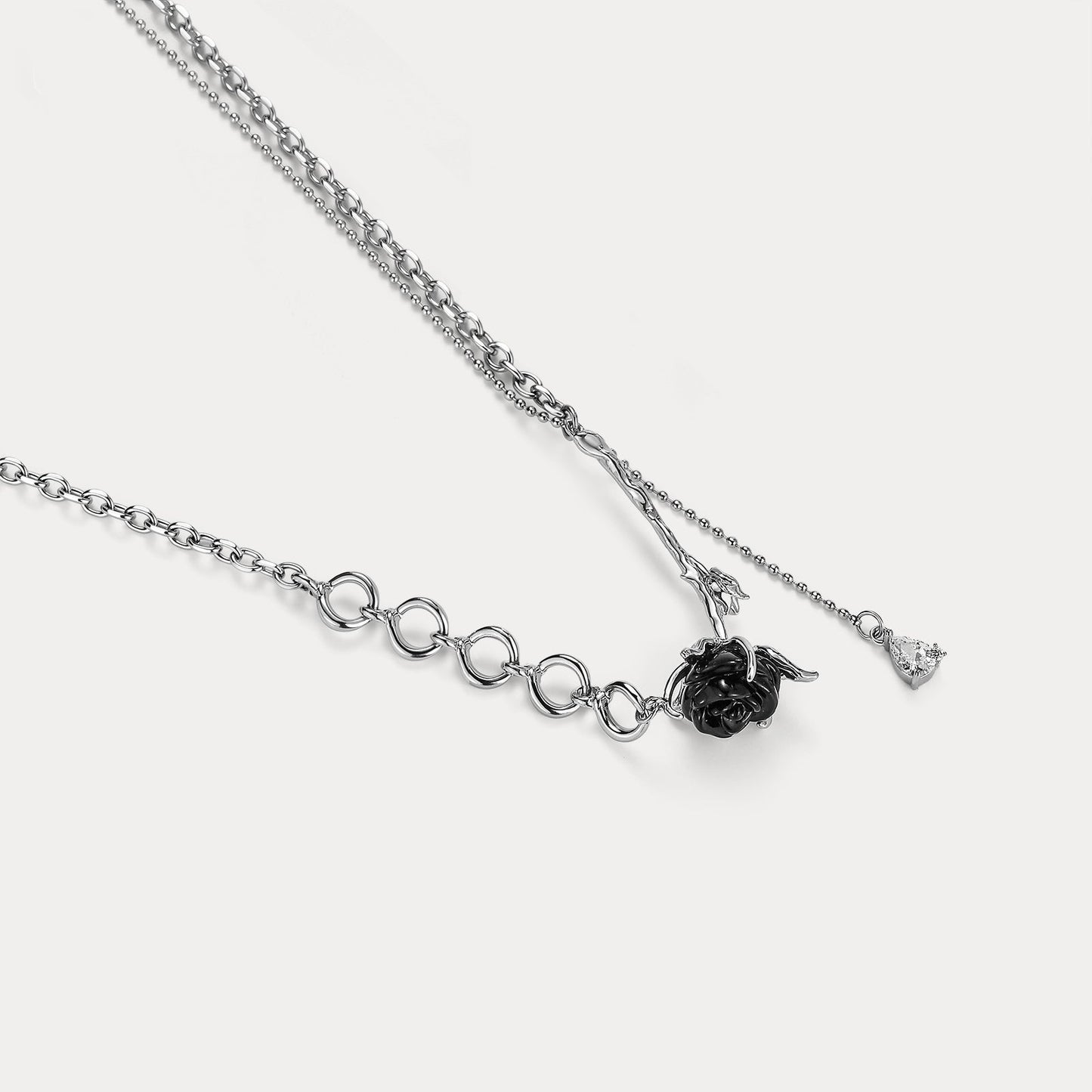 Black Rose Necklace