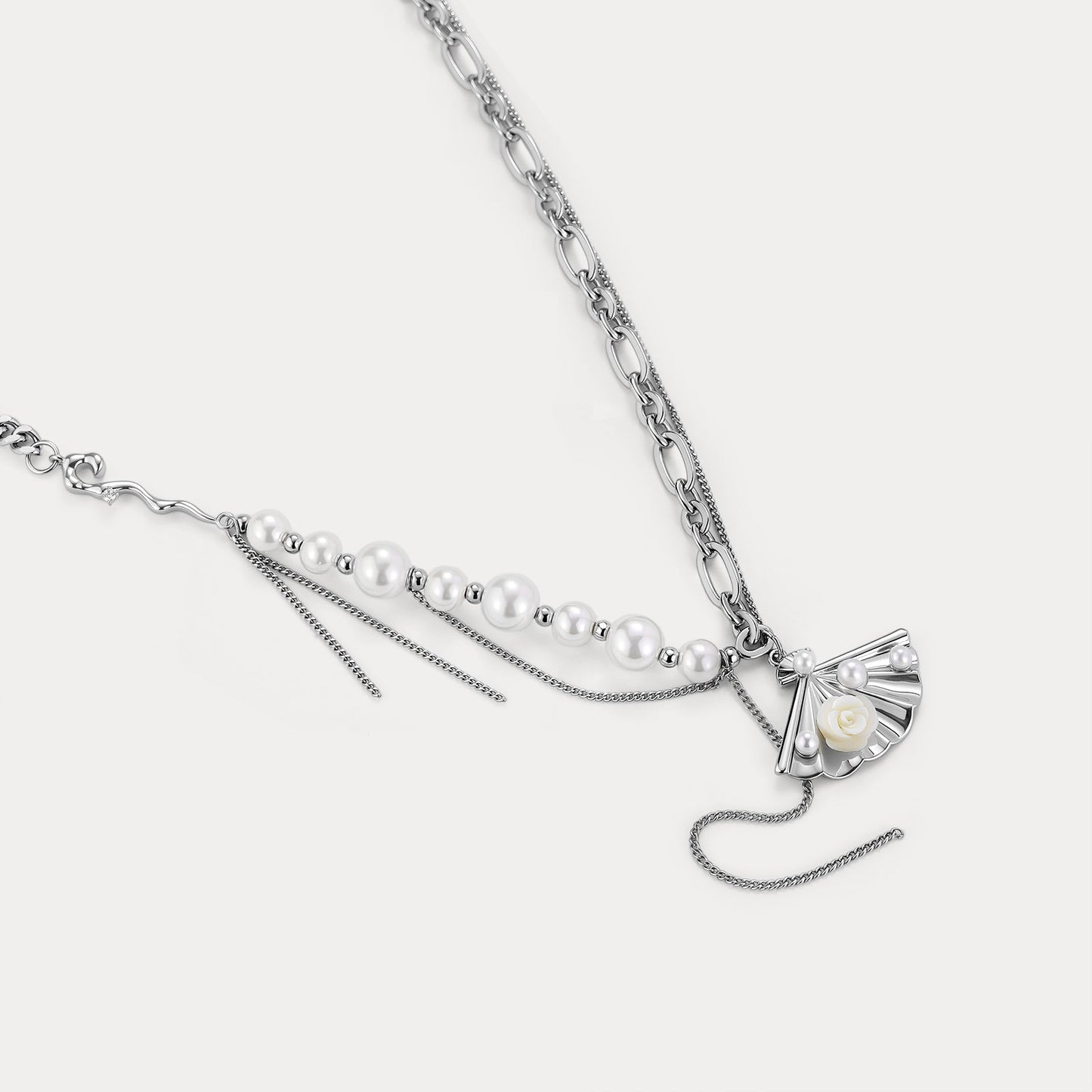 Folding Fan Necklace