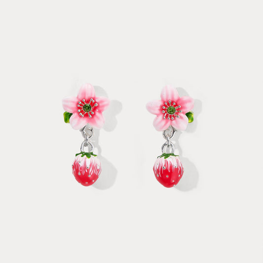 Strawberry Blossom Earrings