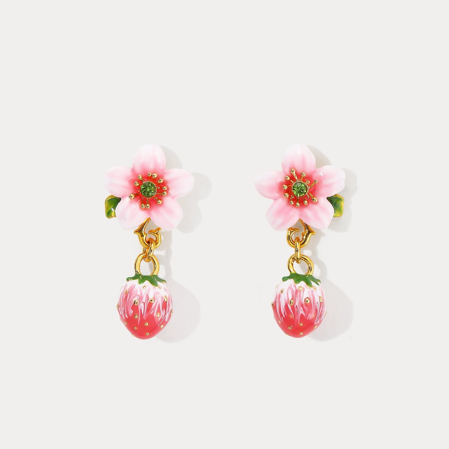 Strawberry Blossom Earrings