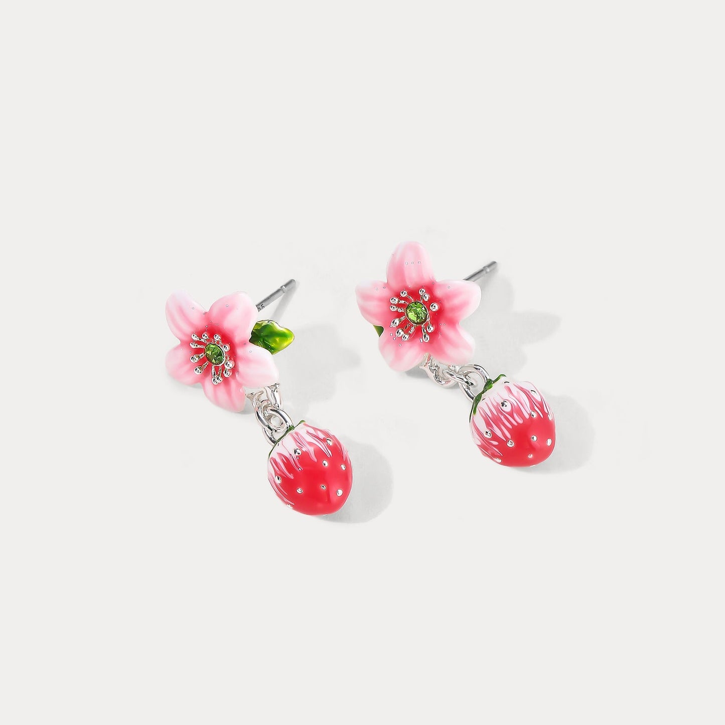 Strawberry Blossom Earrings