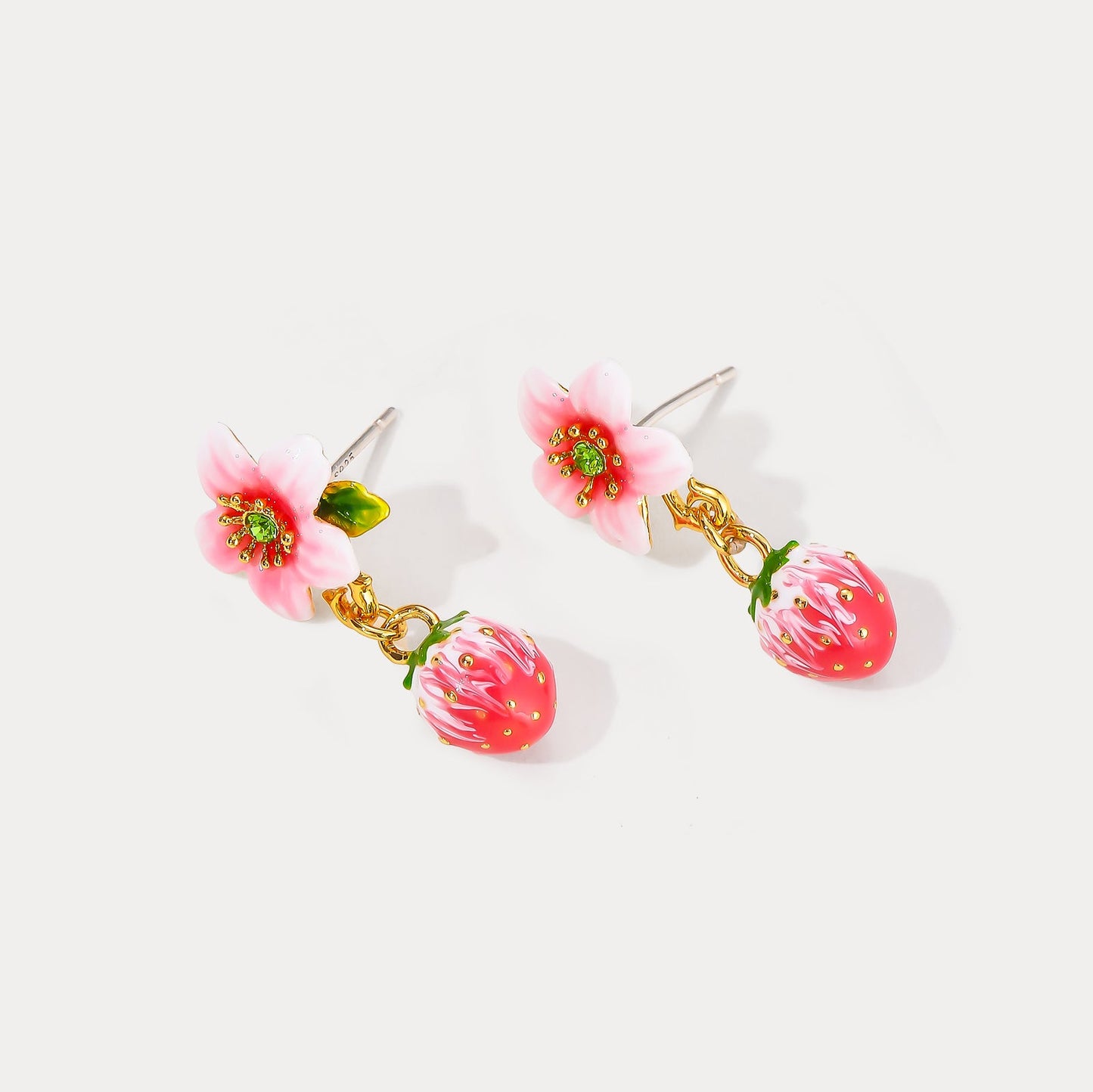 Strawberry Blossom Earrings