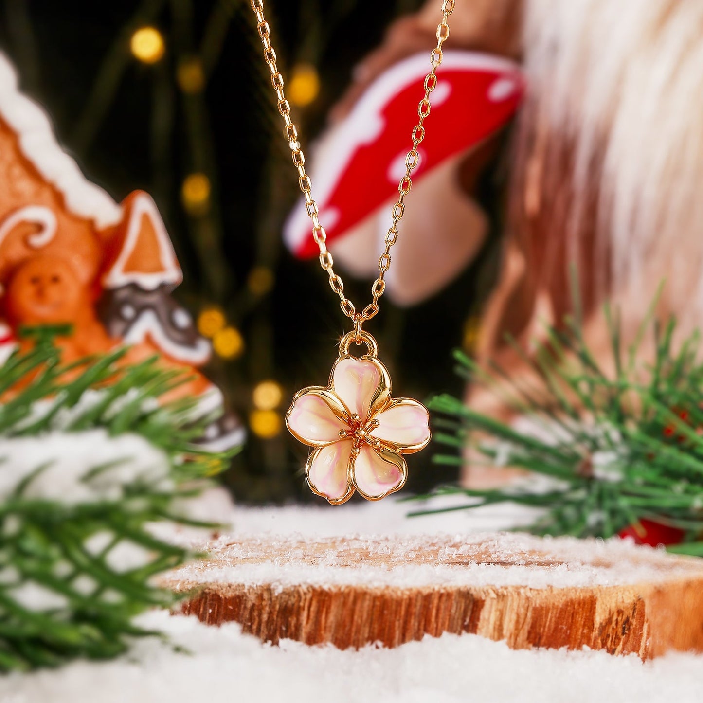 Sakura Pendant Necklace
