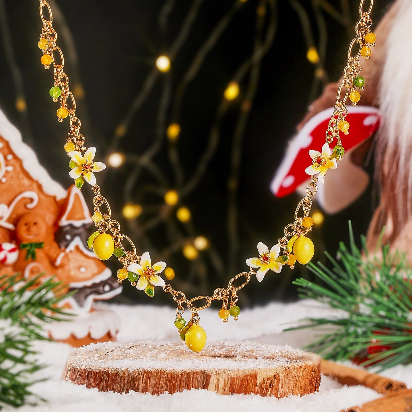 Lemon Charm Necklace