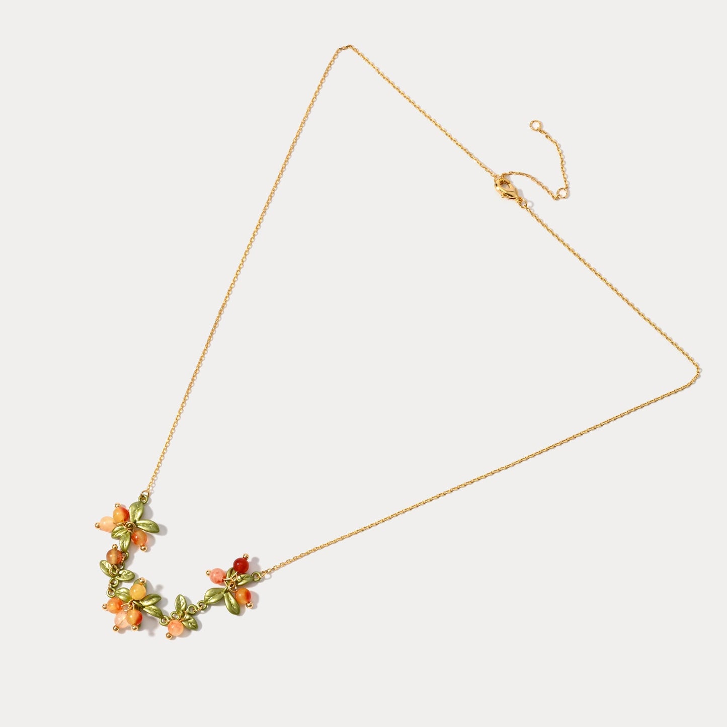 Orange Berry Necklace