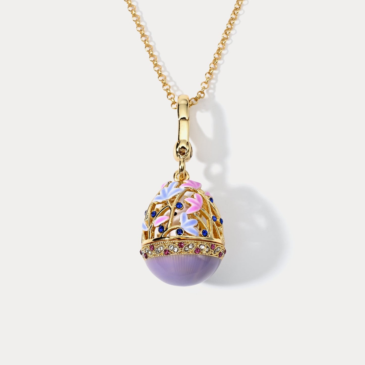Rabbit Egg Locket Necklace