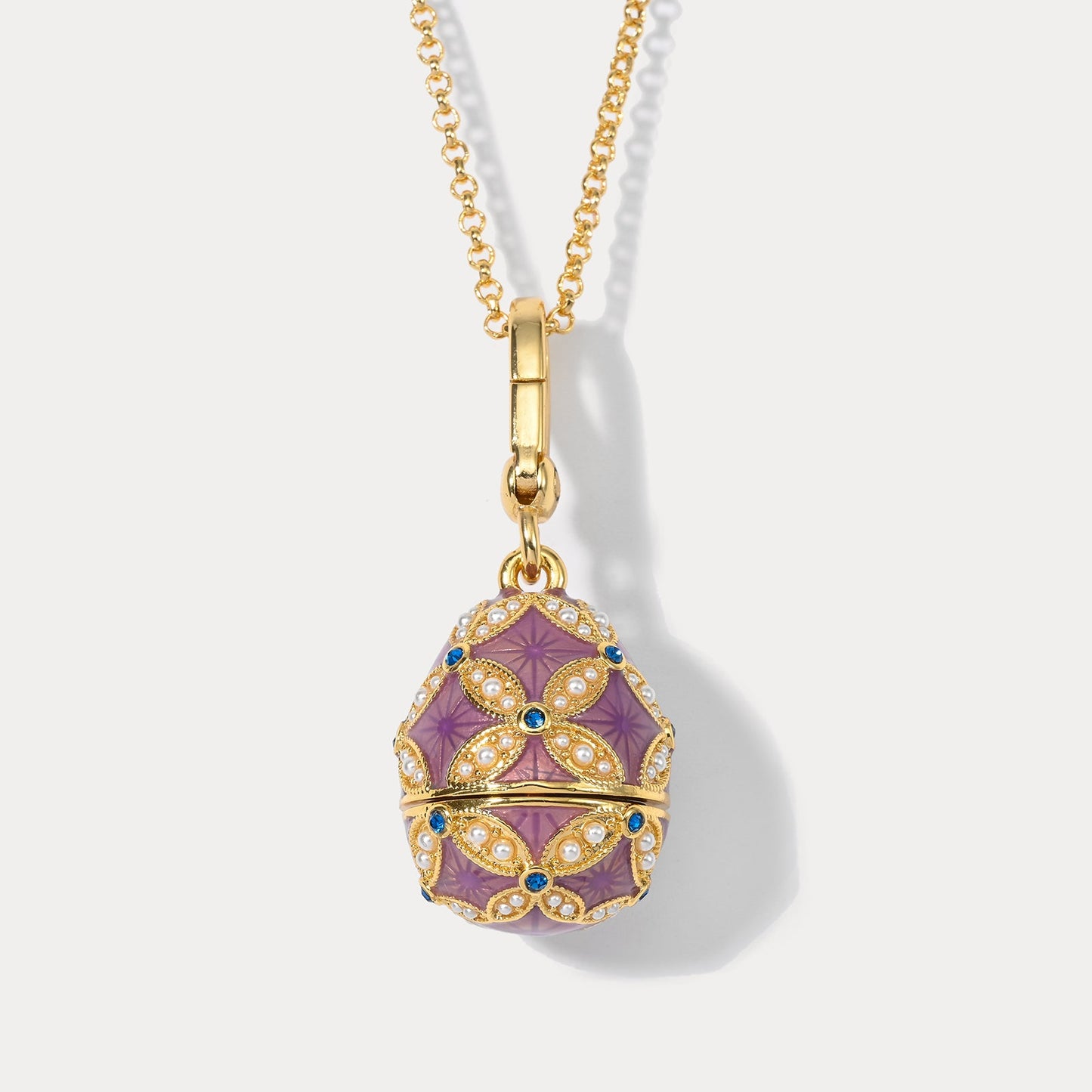 Snake Egg Locket Necklace