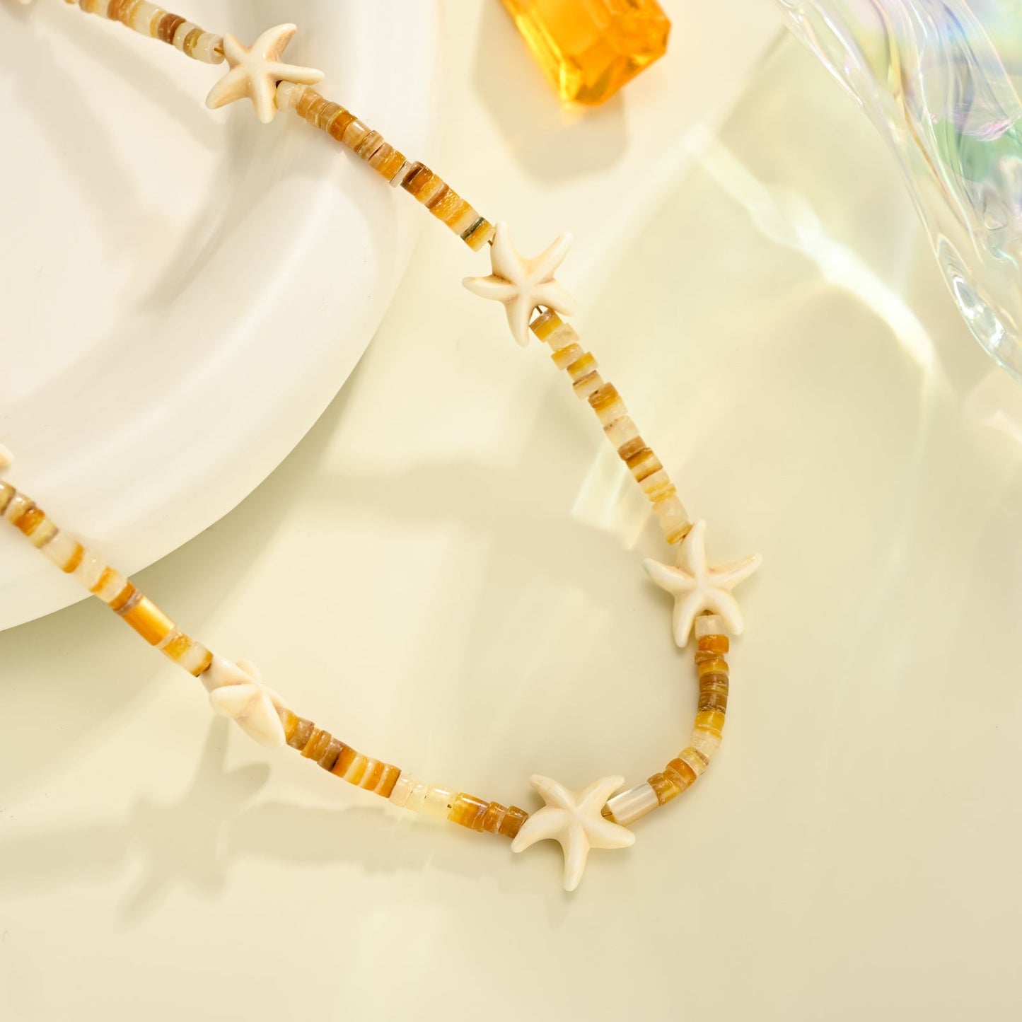 Beach Starfish Boho Necklace