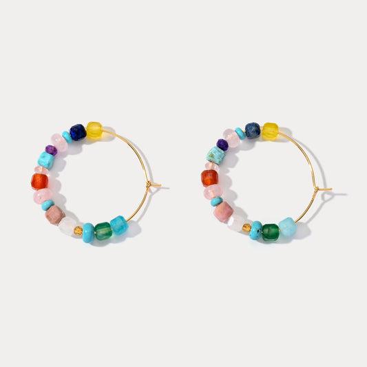 Colorful Seed Bead Earrings